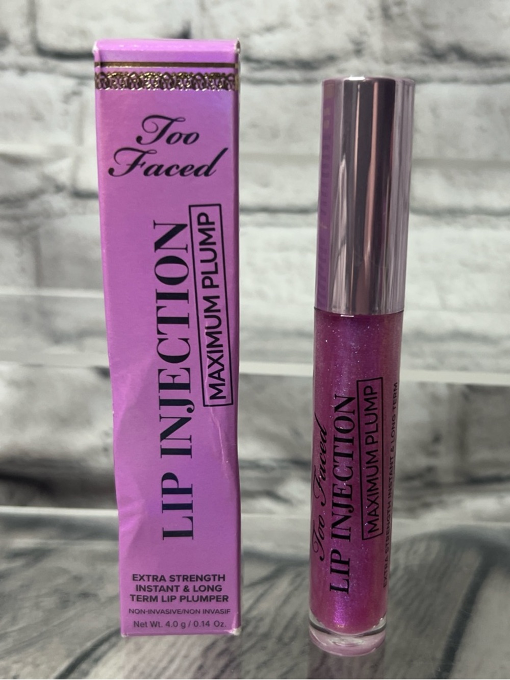 Too Faced Lip Injection Maximum Plump Gloss - Lavender Daze